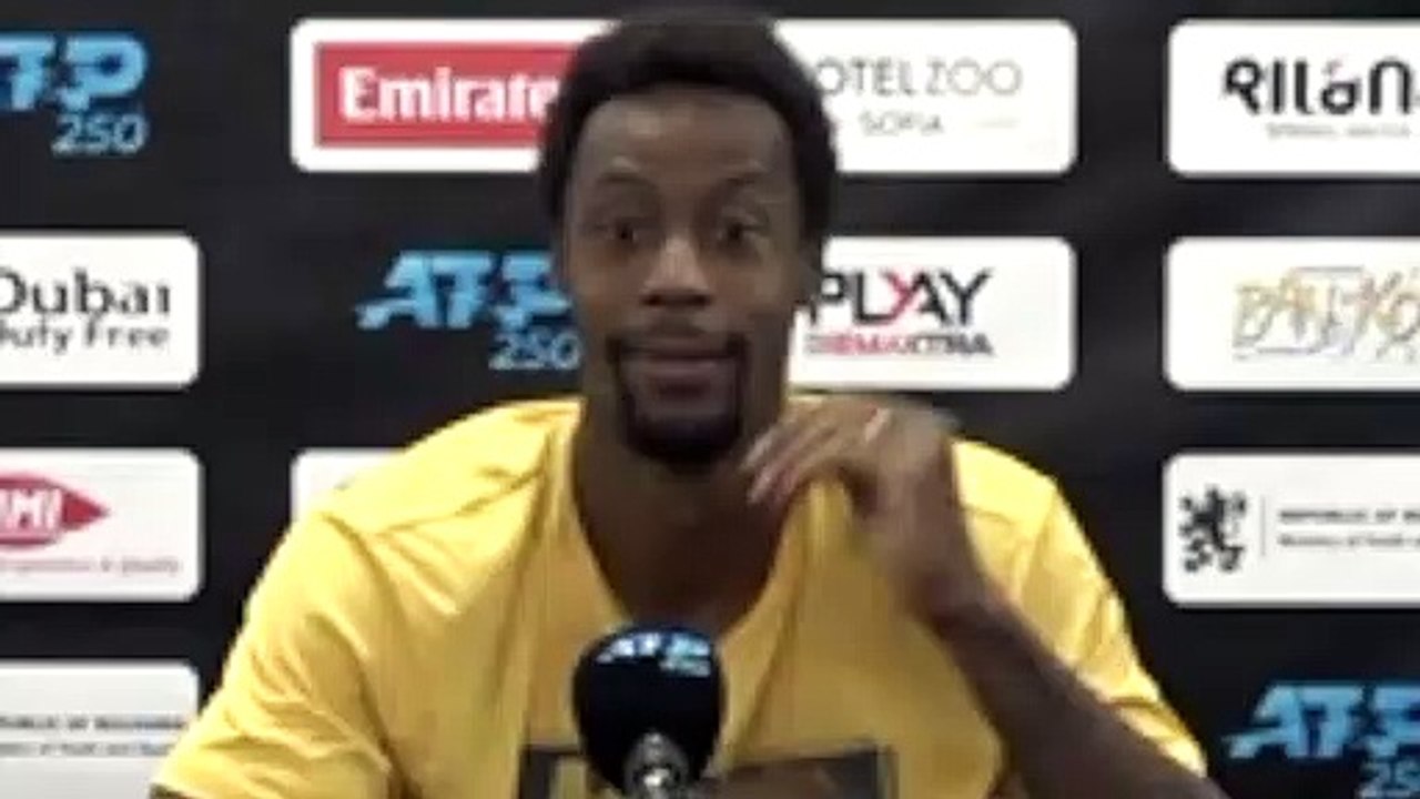 ATP - Sofia 2021 - Gaël Monfils : "On est trois avec Rafael Nadal, Roger Federer et moi... je suis flatté être à côté d'eux !"