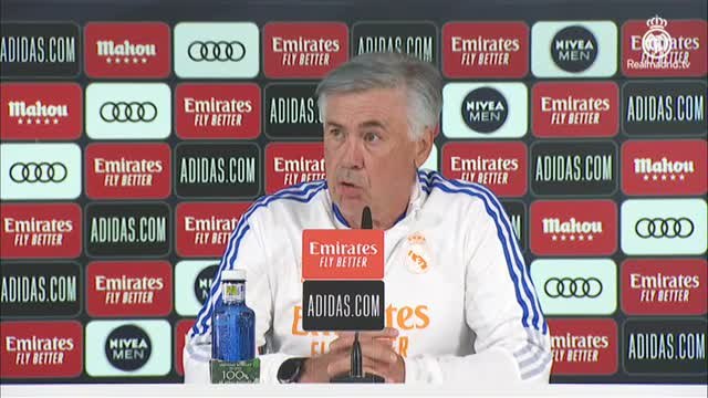 Ancelotti: Mañana vamos a reaccionar, vamos a hacer un buen partido