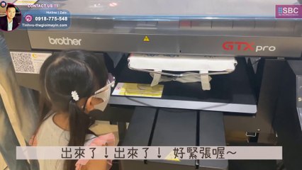 BROTHER GTX PRO | Máy in quần áo & túi vải tote trực tiếp