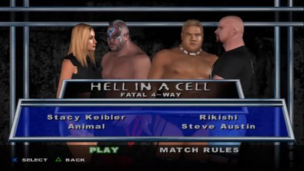 Here Comes the Pain Stacy Keibler(ovr 100) vs Animal vs Rikishi vs Steve Austin