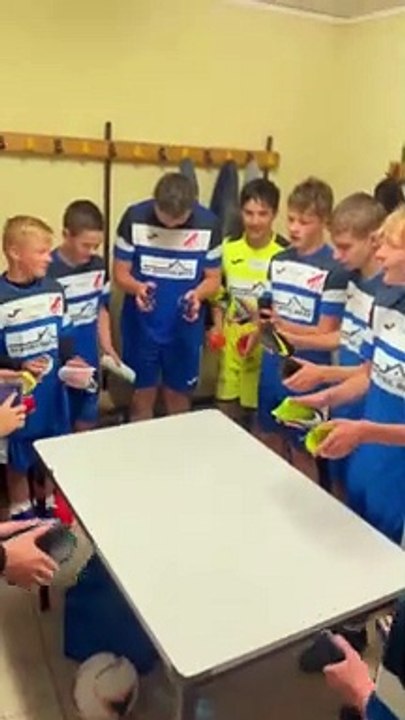 Célébration qualif ! 1er tour coupe de Normandie U15 le 02/10/2021