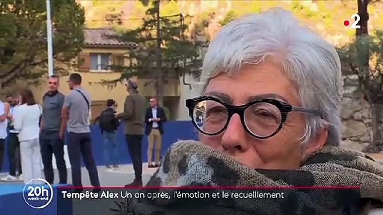 Tempête Alex : un an après le drame, vive émotion dans les Alpes-Maritimes