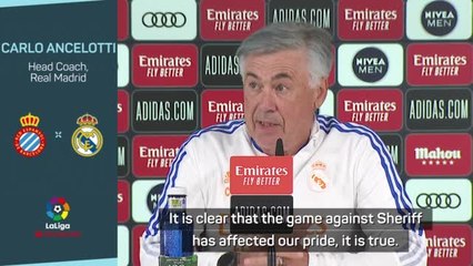 Download Video: Real Madrid pride dented by shock Sheriff loss - Ancelotti