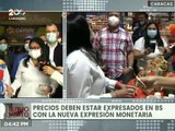 Vicepdta. Delcy Rodríguez inspeccionó el uso de la nueva Expresión Monetaria en comercios de Caracas