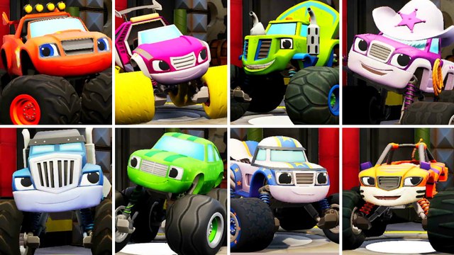 Blaze and the Monster Machines: Axel City Racers All Characters + Powers