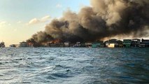 Son dakika haberleri... Karayipler'deki Guanaja Adası'nda yangın: 200'den fazla ev ve iş yeri hasar gördü