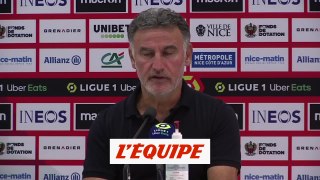 Galtier : « Nous aurions dû marquer plus de buts » - Foot - L1 - Nice