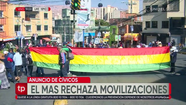 El MAS califica como político el anuncio de movilizaciones por parte de los cívicos