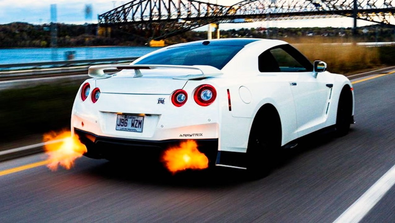 What makes cars shoot flames