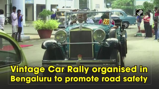 Vintage Car Rally organised in Bengaluru to promote road safety