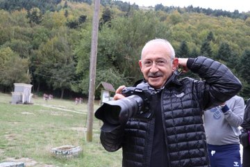 CHP Genel Başkanı Kılıçdaroğlu, Abant Gölü'nde yürüyüş yaptı