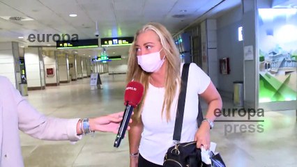 Belén Esteban llegaba a Madrid: “a una boda vas a divertirte”