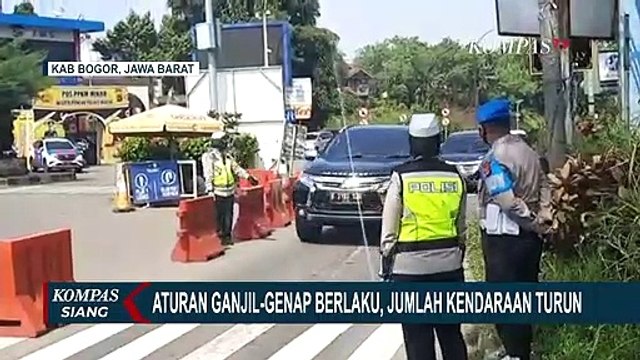 Pemberlakuan Ganjil-genap Disebut Mampu Menekan Jumlah Kendaraan yang Masuk Kawasan Puncak