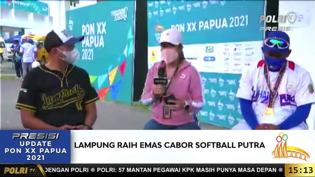 PRESISI Update PON XX Papua : Live Dialog Bersama Ketum Perbasasi Lampung dan Pelatih Softball Putra Lampung Terkait Provinsi Lampung Raih Emas Pertama