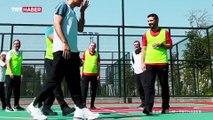 Cumhurbaşkanı Erdoğan basketbol oynadığı görüntüleri paylaştı
