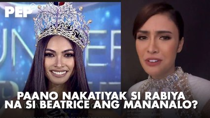 RABIYA MATEO BEHIND THE SCENES AT THE MISS UNIVERSE PHILIPPINES 2021