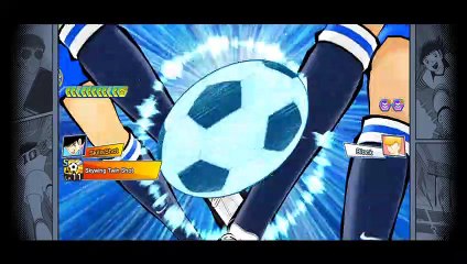 Skywing Twin Shot - Tsubasa Ozora - Carlos Santana - Captain Tsubasa Skill