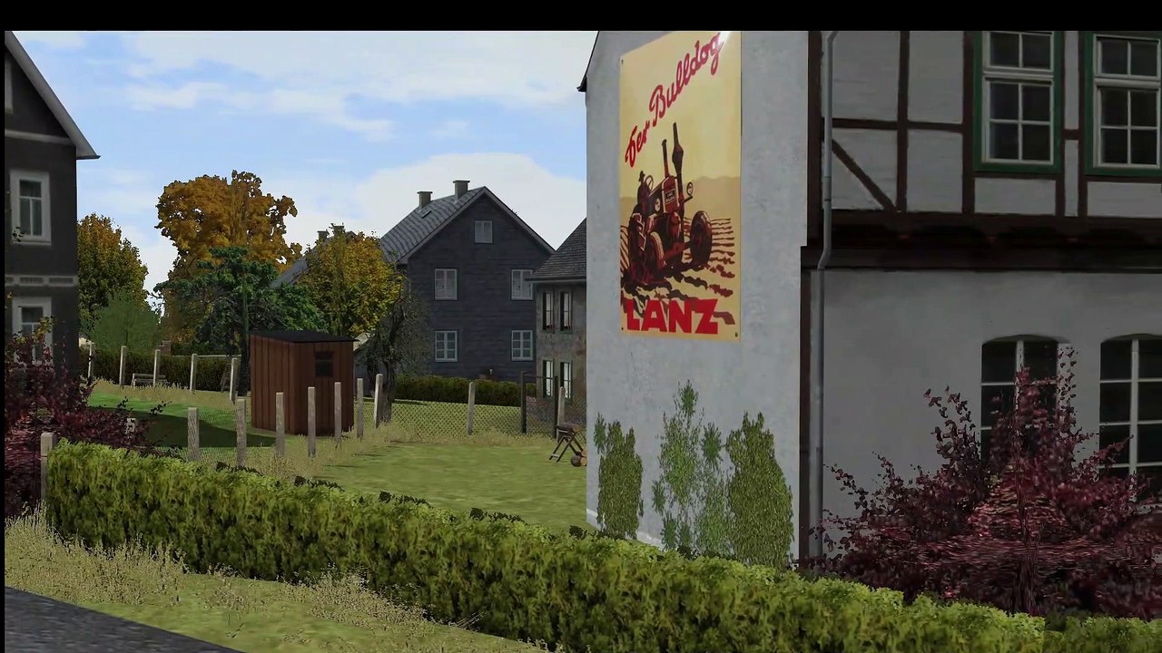 Triebwageneinfahrt in die waldbröler dorfidylle von einst