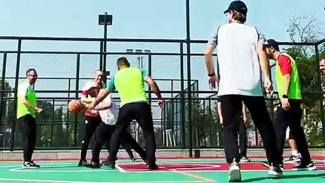 Erdoğan basketbol oynadığı görüntüleri paylaştı