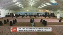 Day 3 ng paghahain ng certificate of candidacy para sa Eleksyon 2022 | 24 Oras News Alert