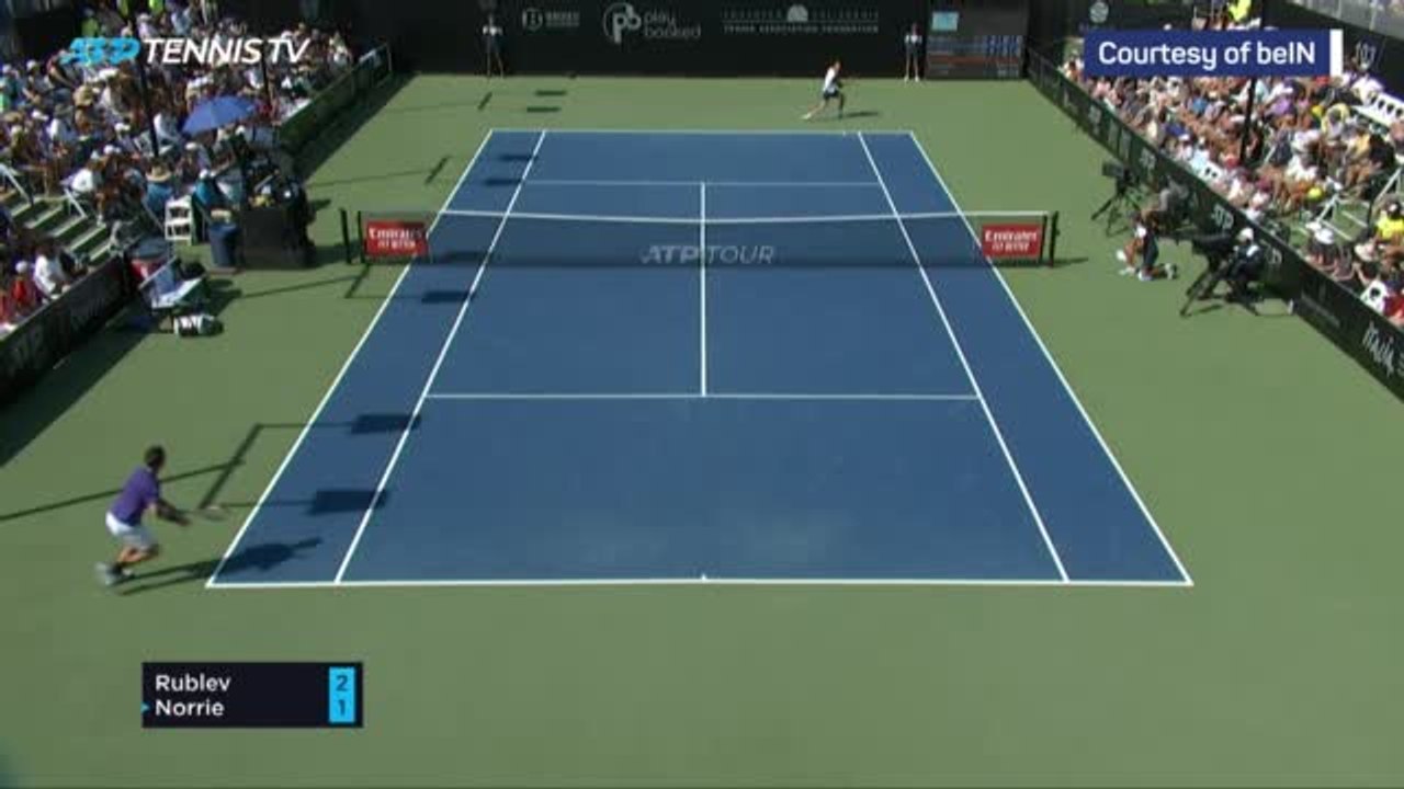 Norrie upsets Rublev to reach San Diego final