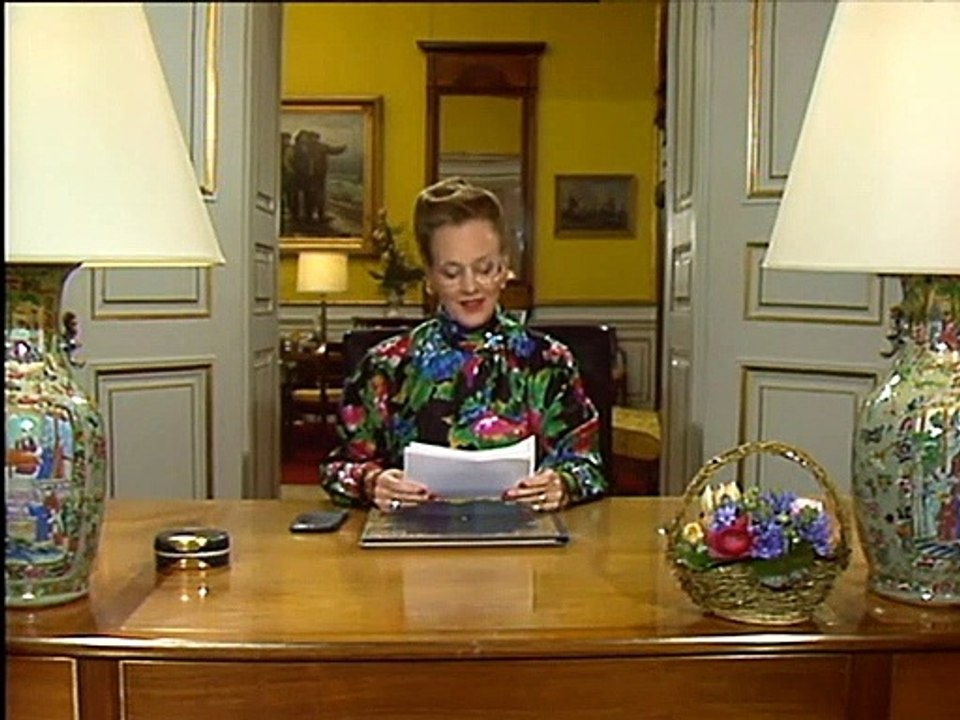 BONANZA * Dronningens nytårstale og tv sendt 31 December 1989 i Danmarks Radio