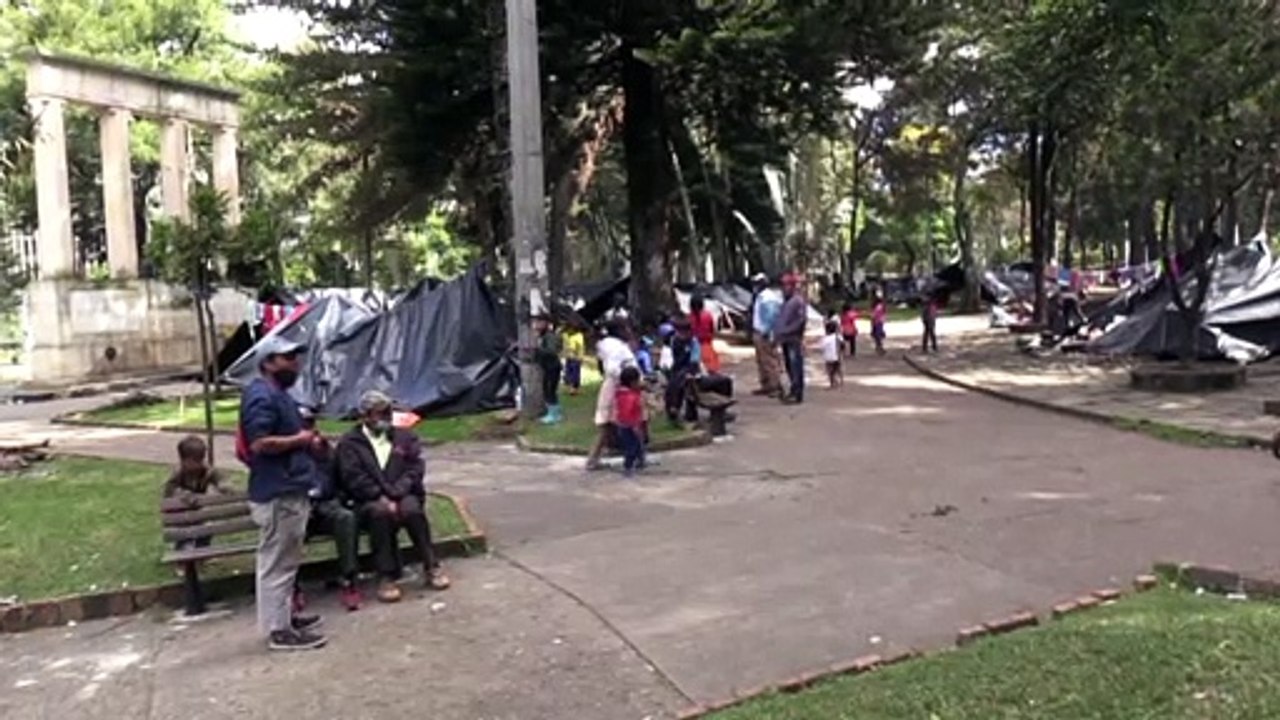 Gewalt in Kolumbien: Indigene fliehen in die Hauptstadt