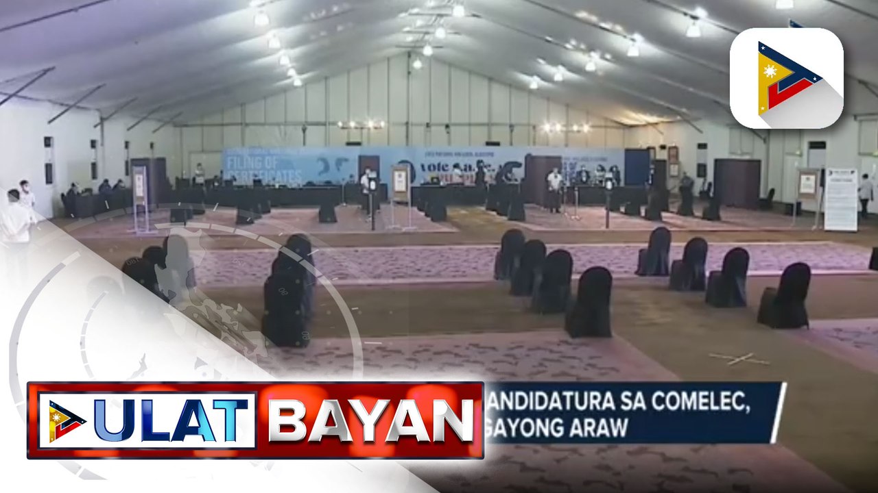 Bilang ng mga naghain ng COC sa Comelec, mas kakaunti ngayong araw; Dating Sen. Jinggoy Estrada, naghain na ng COC para sa kanyang pagbabalik Senado