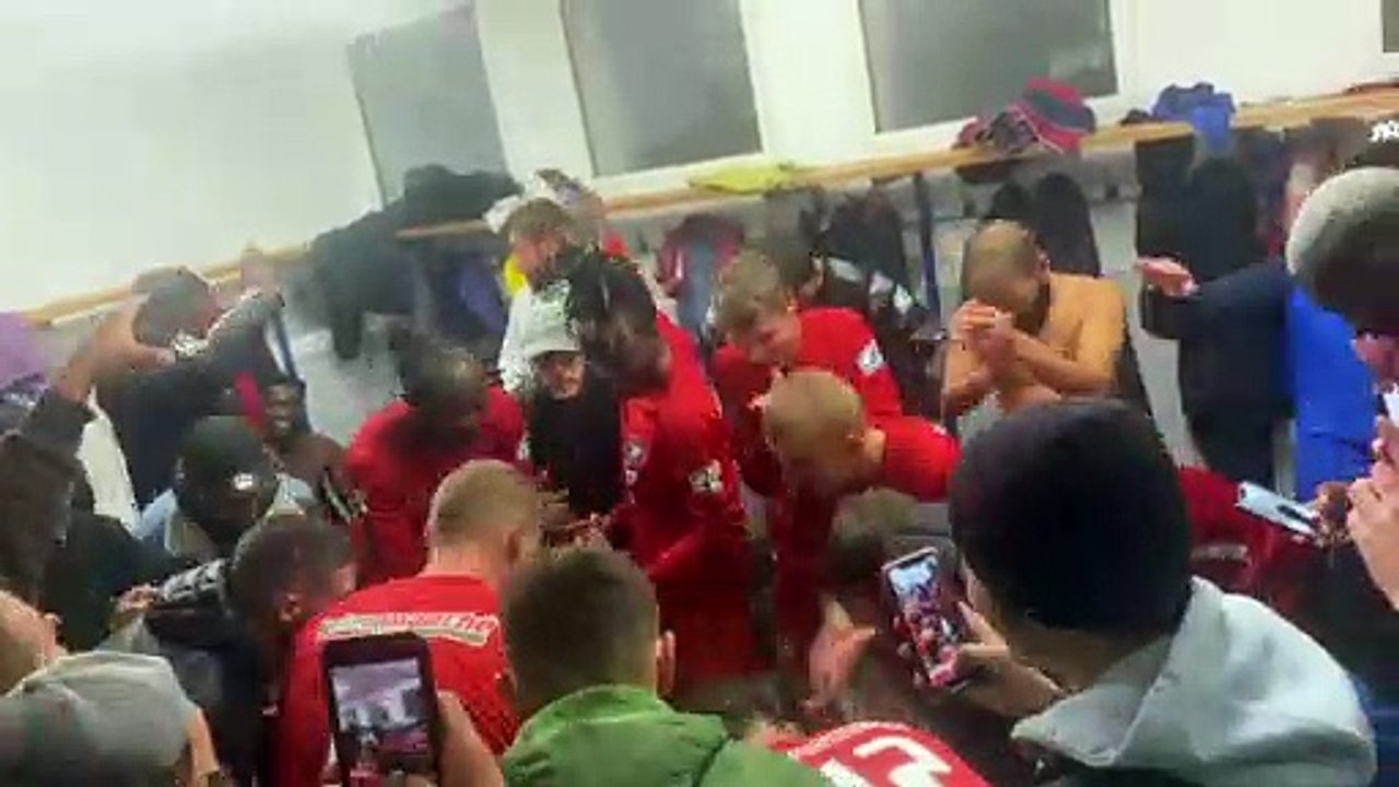 C'était fou aussi dans les vestiaires pour la victoire en Coupe de France