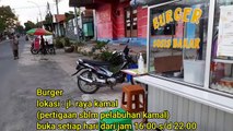 indonesian burger-- street food indonesia