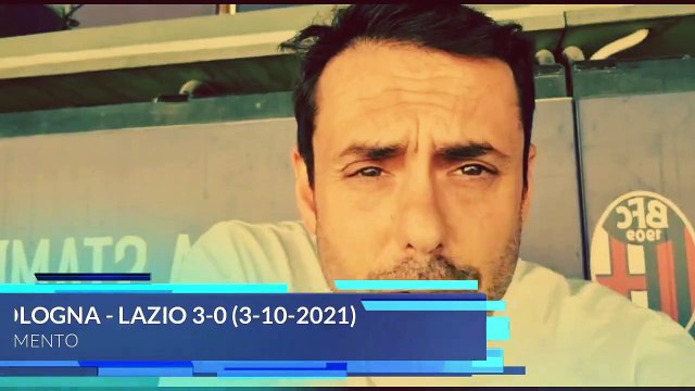 BOLOGNA-LAZIO 3-0 - IL COMMENTO DI ZAPPULLA - 60 SECONDI