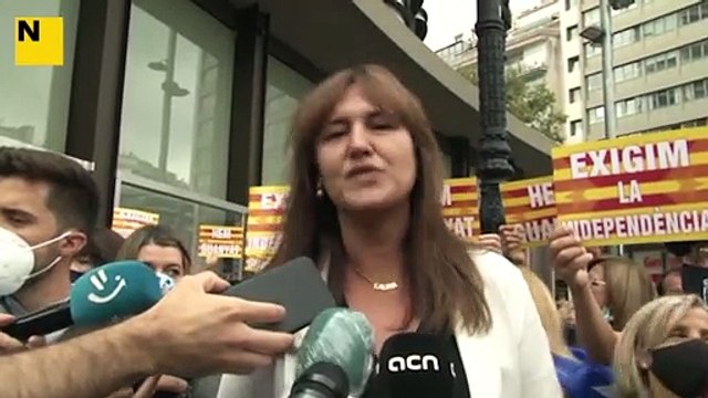 Laura Borràs, valora els actes per commemorar el 3-O i diu que cal recuperar la força i la unitat d'aquells dies
