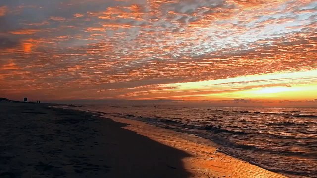 No Copyright Background Video Nature Sunset Beach No Sound, No Music Free Stock Footage