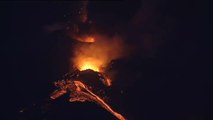 El volcan de la Palma sigue en fase de explosividad y gran expulsión de lava