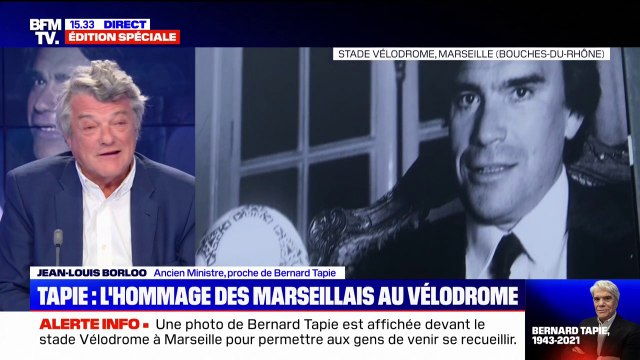 Jean-Louis Borloo sur Bernard Tapie: On peut avoir tous les talents du monde, mais on n'embarque pas tout ça si on n'est pas une boule d'amour