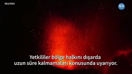 La Palma’da Yanardağ Lav Püskürtmeye Devam Ediyor
