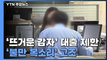 '뜨거운 감자' 대출 제한...'불만 목소리' 고조 / YTN