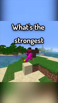 The Strongest Minecraft Mob... #shorts