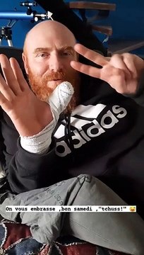 Lucile donne des nouvelles de Jérôme (L'amour est dans le pré) après sa blessure et son opération au pouce. Le 2 octobre 2021.