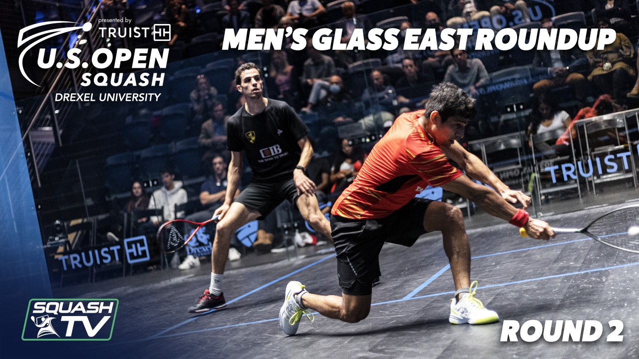 Squash: U.S. Open 2021 - Men's Glass East Roundup - Rd 2 - video Dailymotion