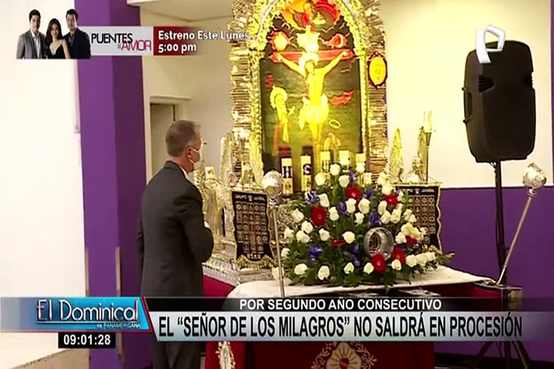 Señor de los Milagros: largas colas para visitar la imagen en iglesia de las Nazarenas