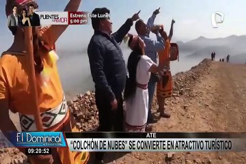 Maravilla natural en Ate: conozca el “Colchón de nubes” a más de 1 100 metros
