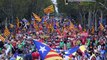 Pro-Catalan independence protesters gather in Barcelona