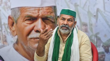 Minister's car thrashed four farmers: Rakesh Tikait