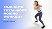 10-Minute Total-Body Boxing Workout With Leila Leilani
