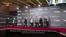 BTS on The Fact Music Awards 2021 Red Carpet (Full cut)