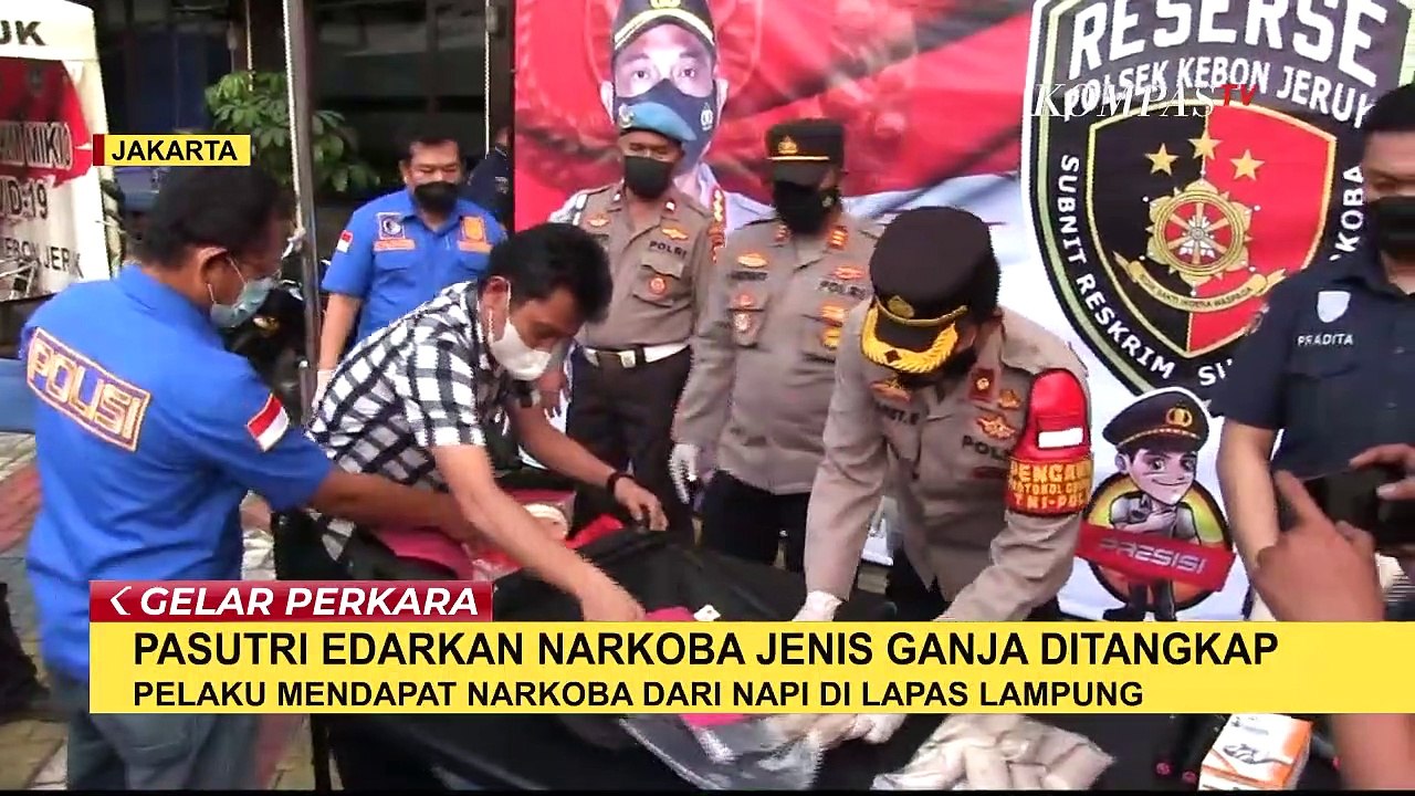 Diciduk di Kontrakan, Pasutri Pengedar Ganja Ditangkap Polsek Kebon Jeruk
