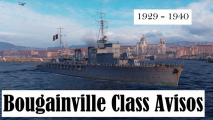 Bougainville Class Avisos 1929 - 1940