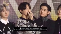 [ENG SUB] BTS WON ARTIST OF THE YEAR AT 2021 THE FACT MUSIC AWARDS!