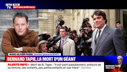Marc-Olivier Fogiel a raconté une anecdote inconnue sur Bernard Tapie et sa femme Dominique, lorsque l'homme d'affaires était en prison.